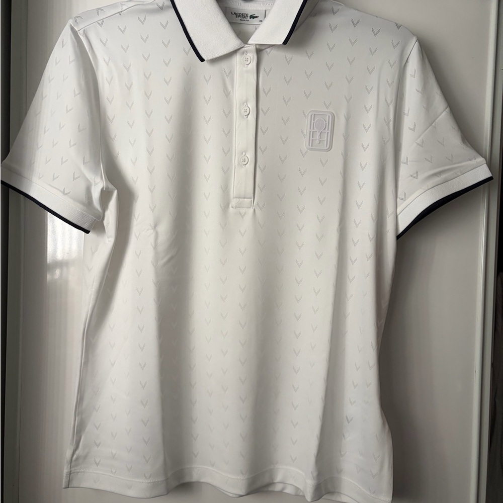 Lacoste White womens Short-Sleeve Polo Shirt